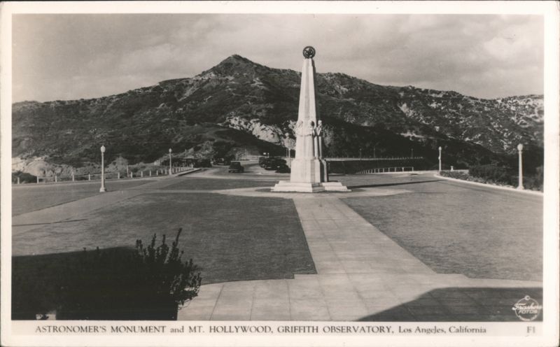 Astronomer's Monument and Mt. Hollywood, Griffith Observatory