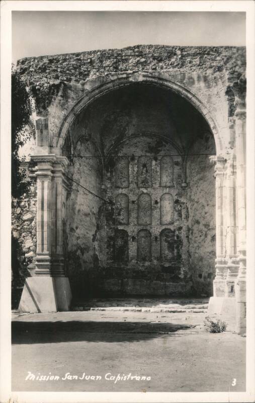 Mission San Juan Capistrano Ruins Interior California