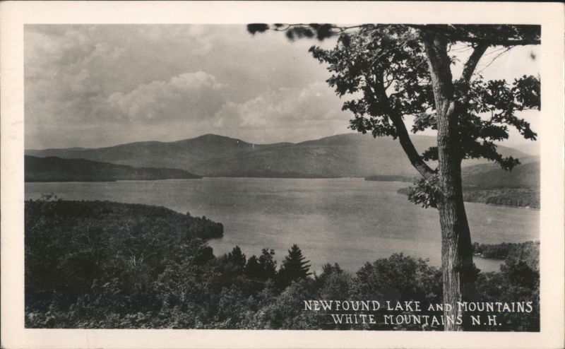 New Found Lake and Mountains, White Mountains New Hampshire