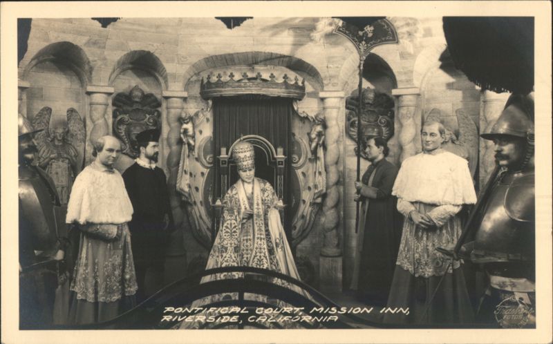 Pontifical Court, Mission Inn, Riverside California