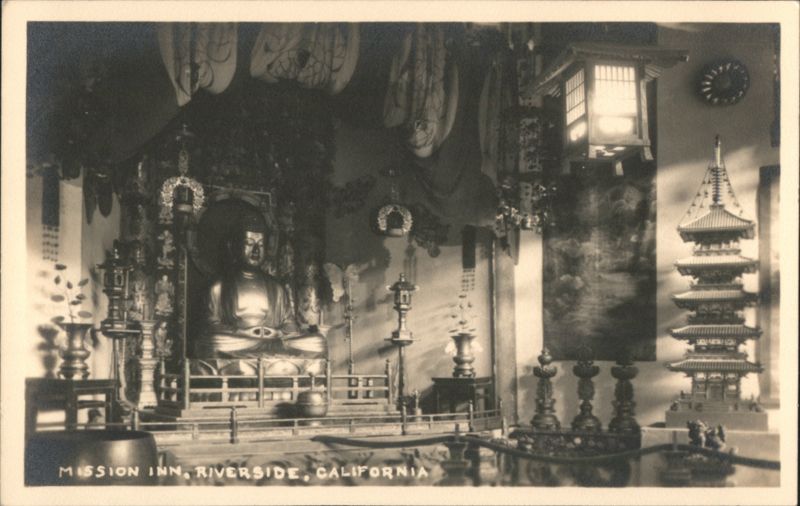 Interior of Mission Inn Riverside California