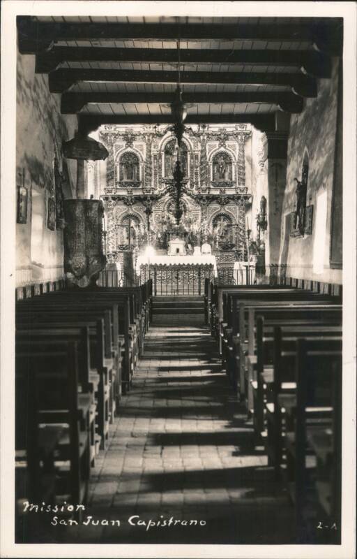 Mission San Juan Capistrano Interior California