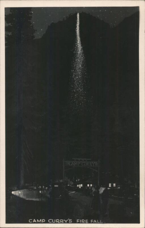 Camp Curry's Fire Fall Yosemite Valley California Yosemite National Park