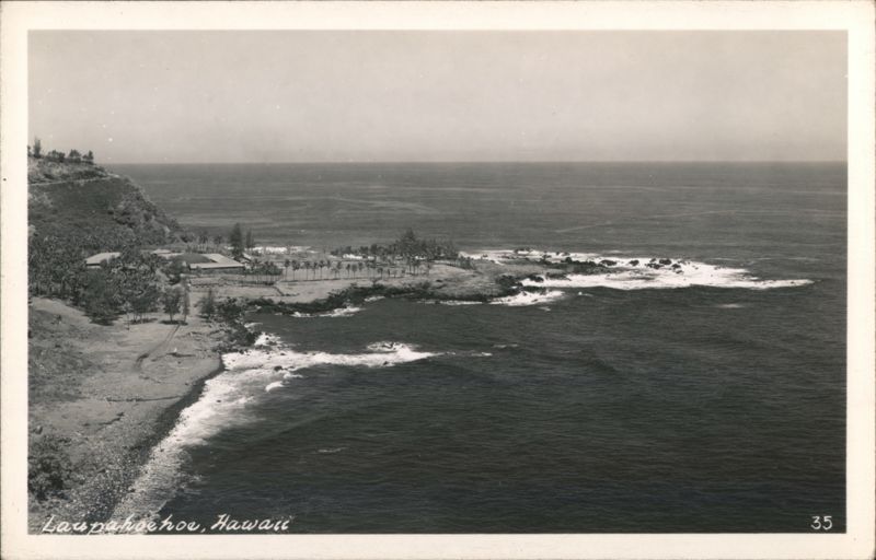 Laupahoehoe, HI Coast & School, 1946 Tsunami