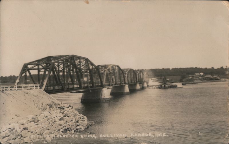 Sullivan Hancock Bridge, Sullivan Harbor, ME Maine