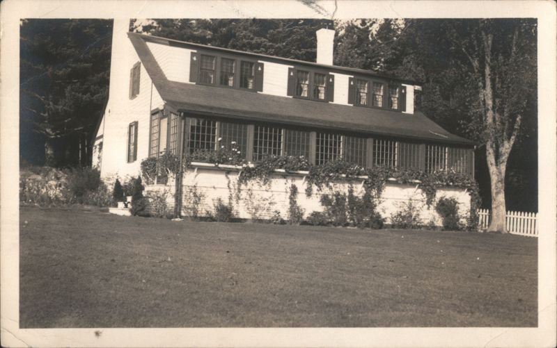 House with Long Porch, Sullivan, ME Maine
