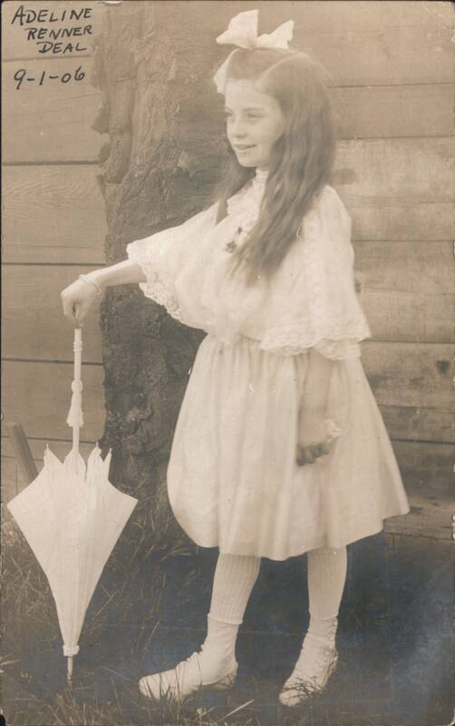 Adeline Renner Deal with Umbrella, 1906