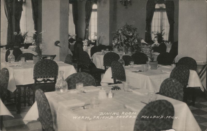 DINING ROOM WARM, FRIEND TAVERN Holland Michigan