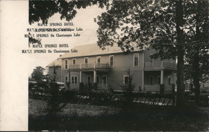 MAPLE SPRINGS HOTEL On Chautauqua Lake