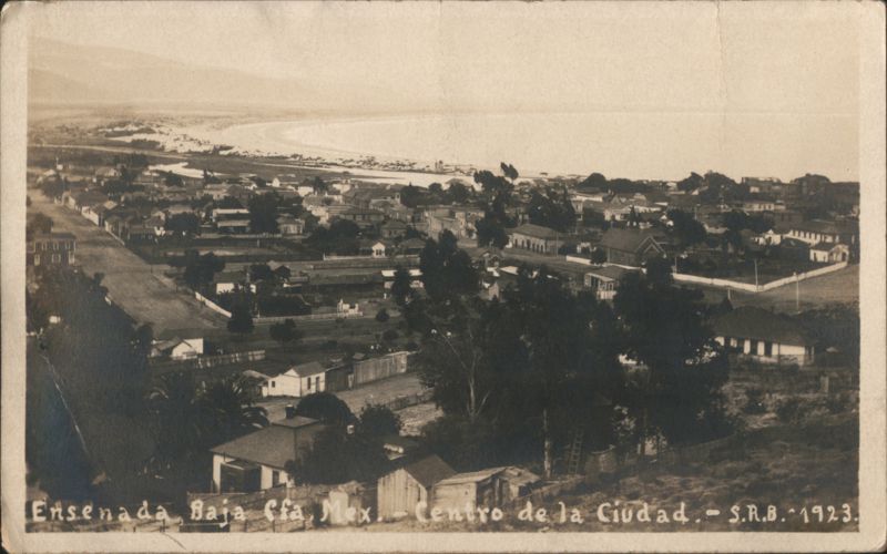 Ensenada, Baja California, Mexico - City Center, 1923