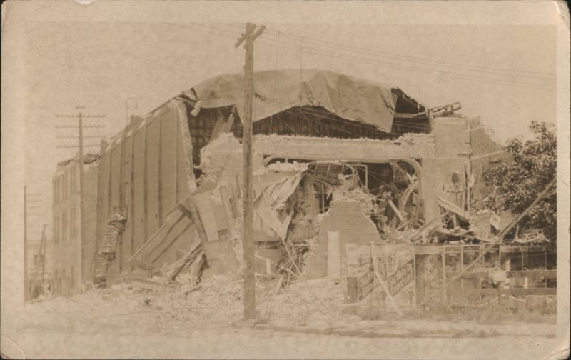 Santa Barbara Earthquake Damage 1925, Destroyed Building