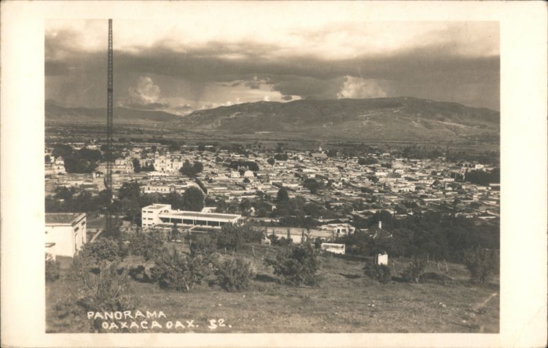Oaxaca City Panorama with Antenna Tower, Mexico