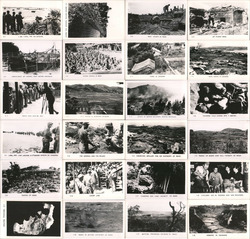 Set of 24: Original WWII Okinawa US Military Views Marines Postcard