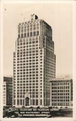 Pacific Telephone and Telegraph Company Building Postcard