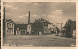 Holice, Velká Neptalimova Street, Factory Chimney Postcard