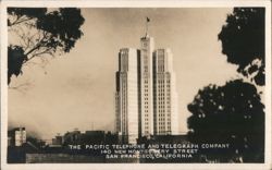 Pacific Telephone and Telegraph Company Building Postcard