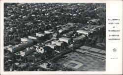 California Institute of Technology Aerial View, Pasadena Postcard