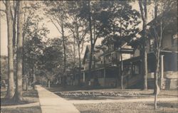 Washington Ave. E. from 7th St., Wilmette, IL Postcard