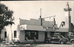 The White Swan Restaurant & Cafe, Route 66 Postcard