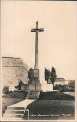 War Memorial, Quebec, Canada Postcard