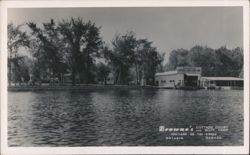 Browne's Cottage Court and Boat Yard on The Rideau Postcard