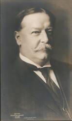 William Howard Taft Portrait, 1909 Moffett Studio Postcard
