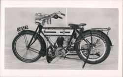 Triumph Motor Cycle, 1912, 499 c.c. single speed Postcard