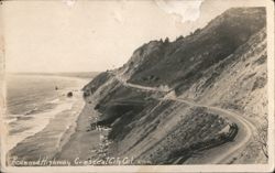 Redwood Highway Coastal View Postcard