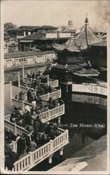 Willow Tea House, Shanghai, China Postcard