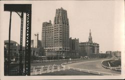 Shanghai Race Track & Joint Savings Society Building Postcard