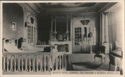 Majestic Hotel Shanghai, Luxurious Hotel Room Interior Postcard