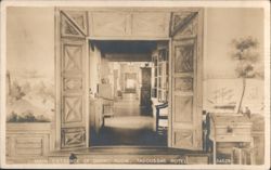 Main Entrance of Dining Room, Tadoussac Hotel Postcard