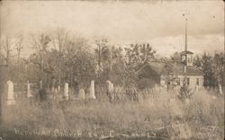 Hopewell Church and Cemetery Postcard