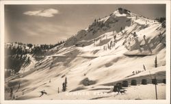 Donner Peak, California - Snowy Mountain Landscape Postcard