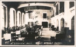 Mount Stephen Hall, Banff Springs Hotel Postcard