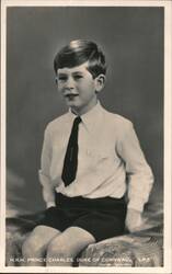 H.R.H. Prince Charles, Duke of Cornwall Postcard