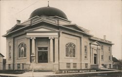 M.E. Church, Winfield, Iowa Postcard
