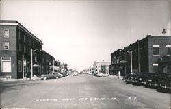 Main Street Looking West, Ida Grove, IA Postcard