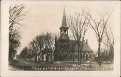 Presbyterian Church, Manchester Postcard