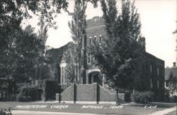 Presbyterian Church, Postville Postcard