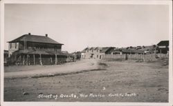 Street of Questa, New Mexico North to South Postcard