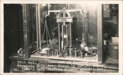 1845 Gold Scaled, used at Comstuck Hines Postcard