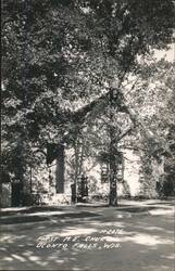 First M.E. Church, Oconto Falls Postcard