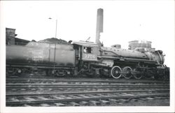 Grand Trunk Locomotive 3706 in Portland, ME Postcard