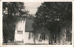 Methodist Church, La Plata, MO Postcard