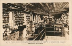 Edison's Menlo Park Lab Re-erected, Greenfield Village Postcard