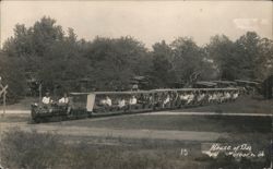 House of David Miniature Train, Benton Harbor, MI Postcard