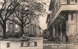 Enemy bombed Santo Domingo Church, Manila 12-26-41 Postcard