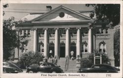 First Baptist Church, Somerset, KY Postcard