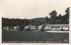 Cabins in Renfro Valley Settlement, Renfro Valley Postcard